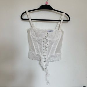 Miaou Strapped Corset Top